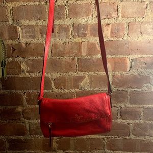 Kate Spade Pebbled Leather Flap Crossbody